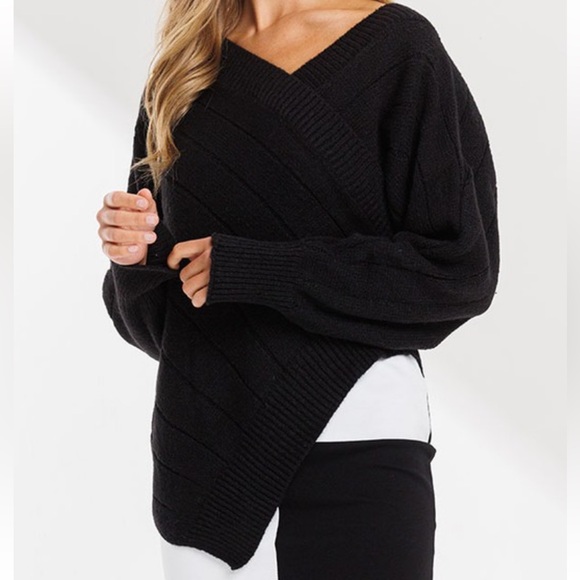 Fabulous Wrap Style Sweater - Picture 2 of 5